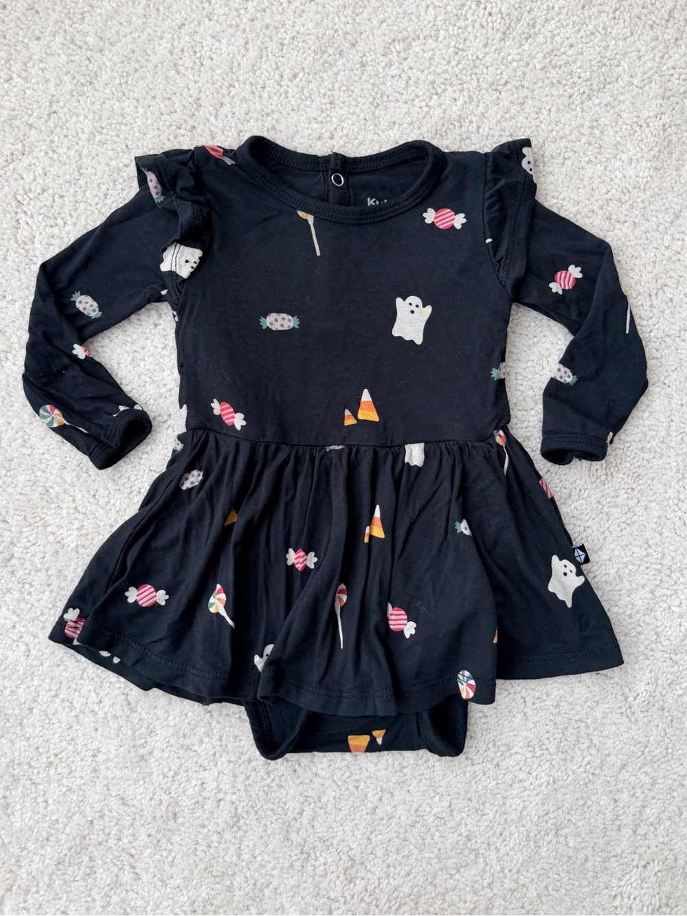 Kyte BABY Twirl Bodysuit with Candy Print